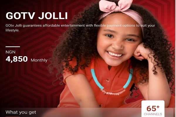 GOtv Jolli Channels List