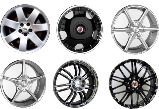 Different types of (rim) alloy wheels and making process