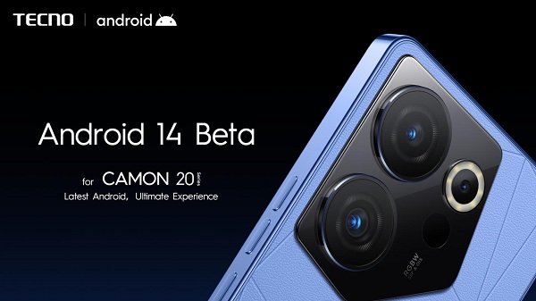 TECNO CAMON 20 Series to come with Android 14 Beta