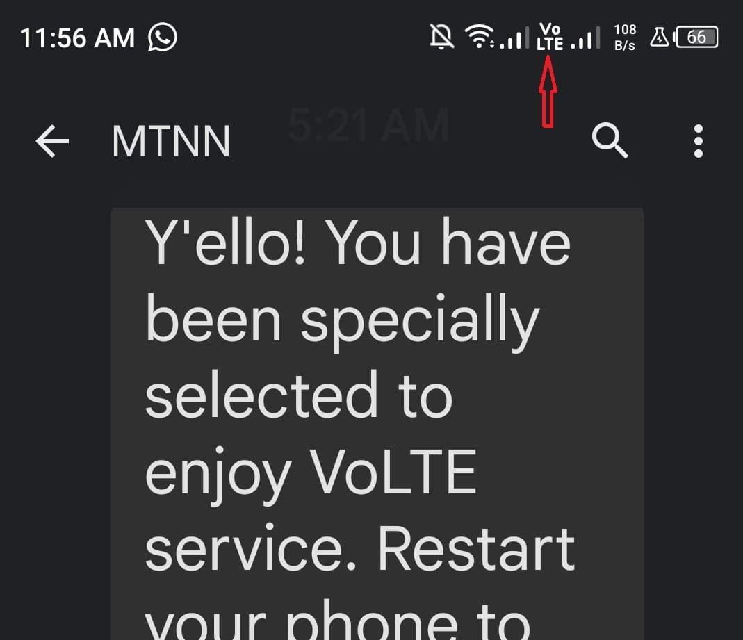 MTN Voice over LTE (VoLTE) service now active